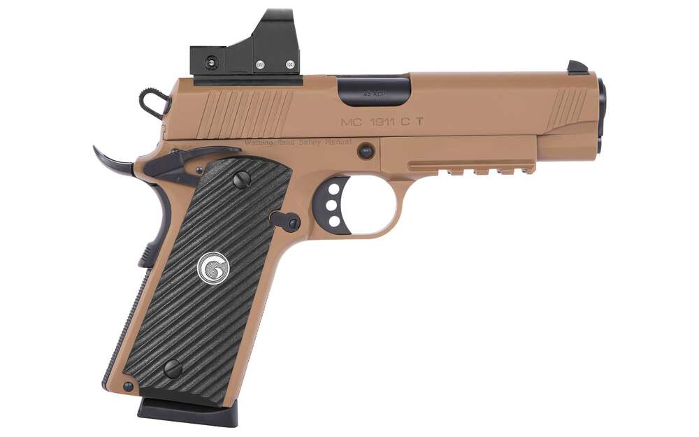 Handguns EAA Corp 4.40" 45ACP EAA*390075 GIRSAN MC1911C-TV OPTIC 45 4.4 8R  DE • Model: 4.40"